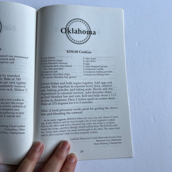 Vintage Cookbook Capitol Cookies Munch Your Way Across the USA Paperback - Picture 6 of 10